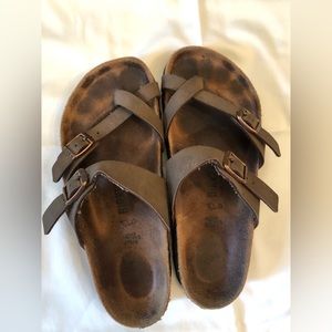 Birkenstock Mayari sandals size 36 mocha equivalent to around a 5 1/2